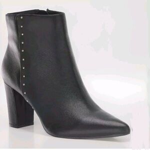 Bandolino Black Ankle Boots with Stud Detail